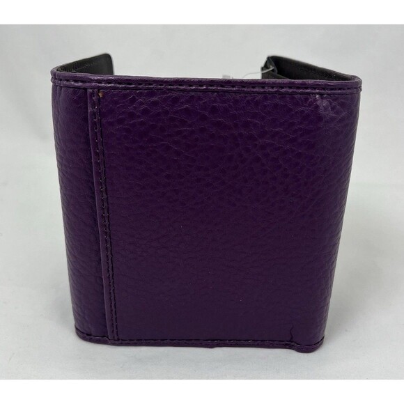 Etienne Aigner Savannah Personal Asset Sunset Purple Leather Wallet NWT Rare Vtg - Picture 10 of 16